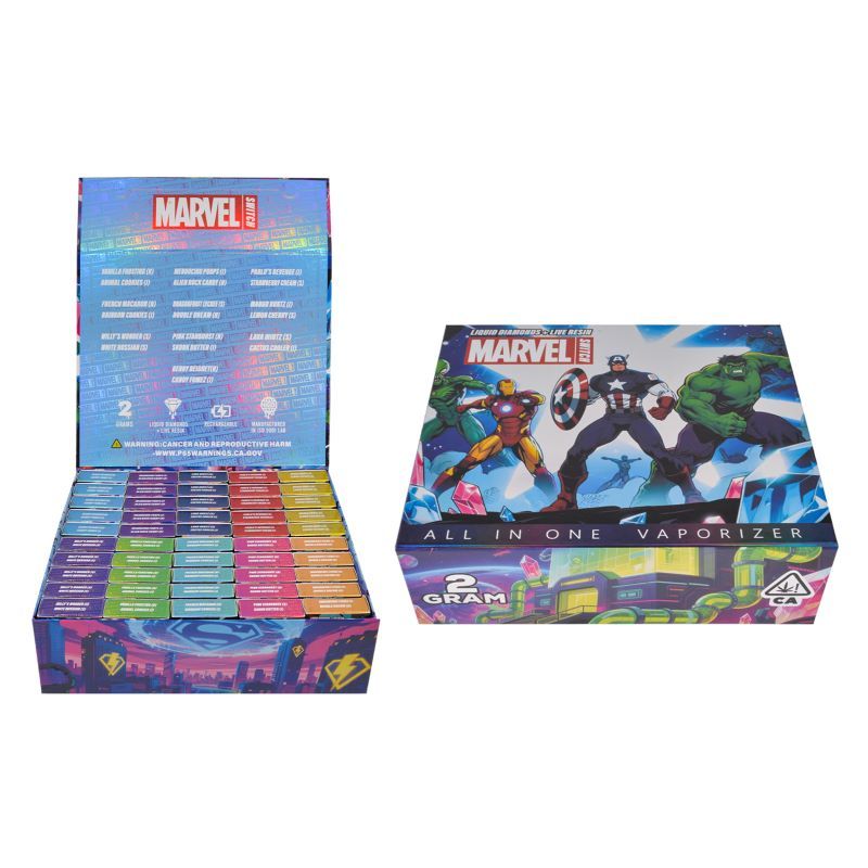 Marvel Switch 2g Dual Flavor Empty Disposable Vape with LED Screen